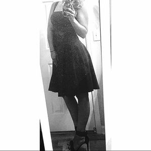 EUC WORN ONCE RALPH LAUREN BLACK COTTON DRESS